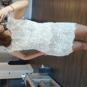 Lace mini dress